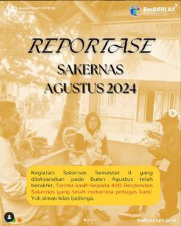 Reportase Sakernas Agustus 2024