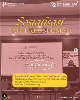 Socialization of One Data Indonesia