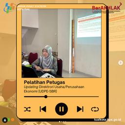 Pelatihan Petugas UDPE-SBR 2024