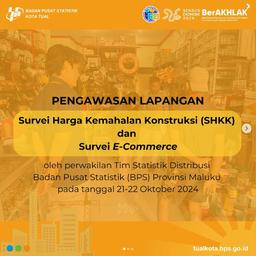 Supervision of SHKK and E-Commerce Survey by BPS Distribution Team of Maluku Province