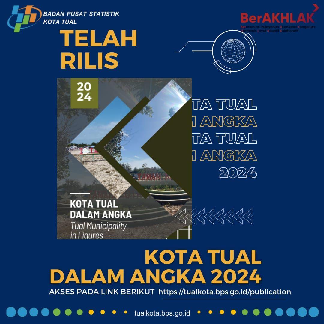 Kota Tual Dalam Angka Tahun 2024