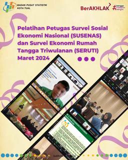 Pelatihan Petugas Survei SUSENAS Maret dan SERUTI I 2024