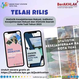 Telah Rilis Statistik Kesejahteraan Rakyat dan Statistik Daerah Kota Tual Tahun 2023