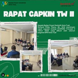 Rapat Capaian Kinerja Triwulan II Tahun 2024