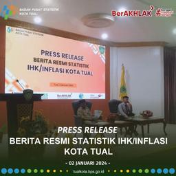 Press Release Berita Resmi Statistik IHK/Inflasi Kota Tual