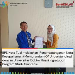 MOU BPS Kota Tual dengan Universitas Ingratubun